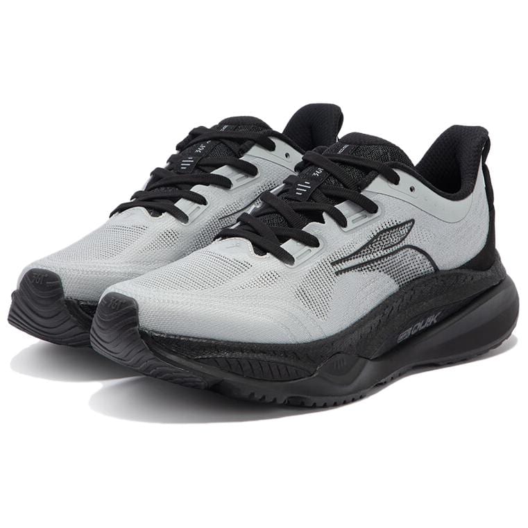 361 Cushioning Lightweight Low top Running Shoes Men's Gray Black 672422223-9