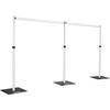 10x20FT Wedding Adjustable Crossbar Pipe&Drape Backdrop Stand portable Aluminum Stand for Mariage Balloon Decoration Party Decor