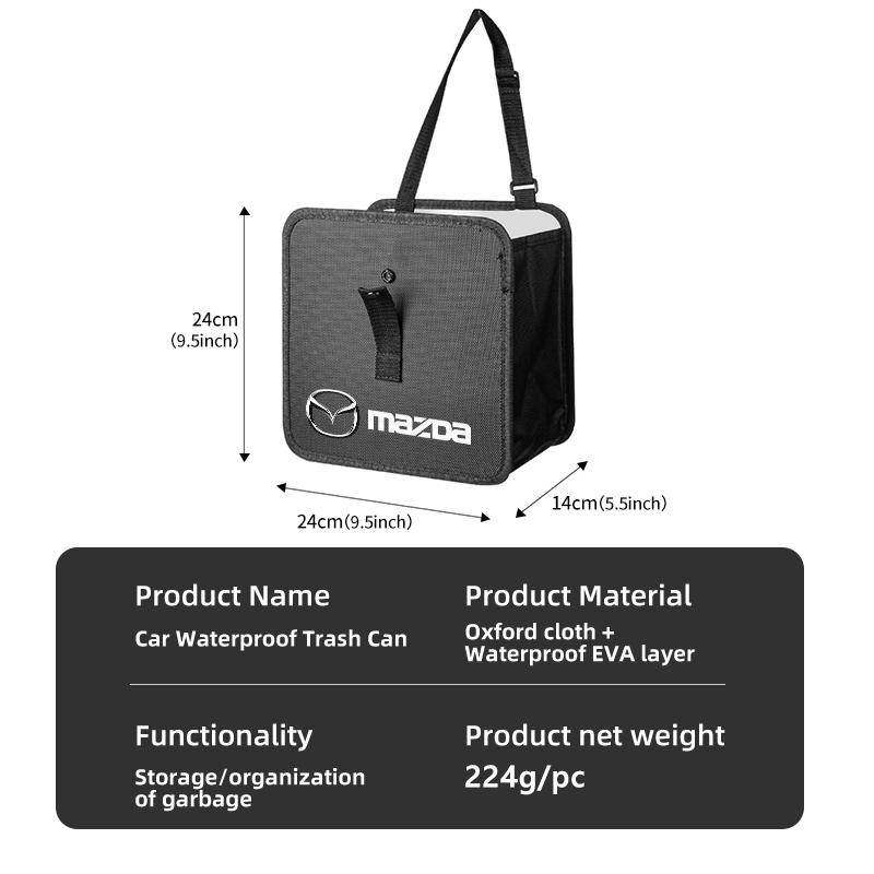 Multifunctional Car Seat Back Storage Bag Hanging Tidying Stowing Organizer Box For Mazda CX9 MX5 RX8 Axela Demio Atenza MS GJI