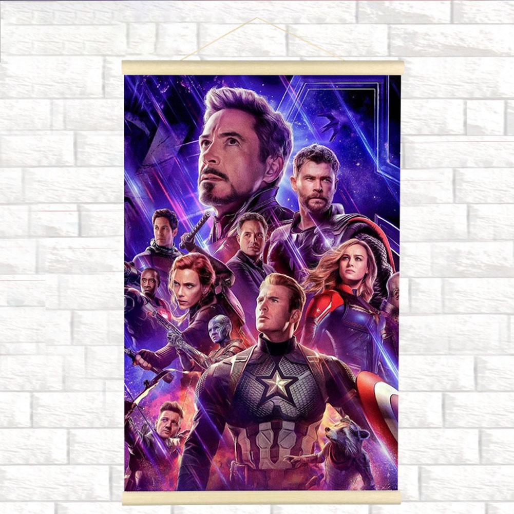 40x60cm DIY Full Square Drill Superhero Avengers Embroidery Rhinestone