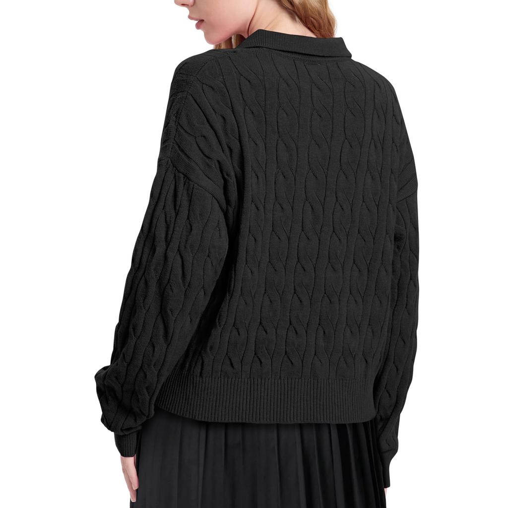 Long Sleeve Sweaters For Women Fall Winter Outfits Fashion V Neck Clothes Tops