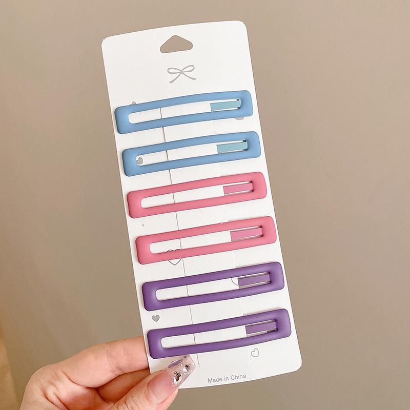 Матовая невидимка для женщин – Высококачественная заколка для детских волосков, лба и боковой челки