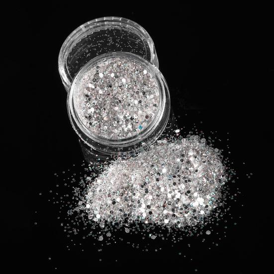 Nail Glitter Powder Rhinestones Sequins DIY Nail Art Mixed Sizes Nail Decoration Manicure Glitter Flake Nail Supplies