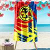 Club América Print Beach Towel, Large Soft Quick Dry Towel for Beach Camping Swimming