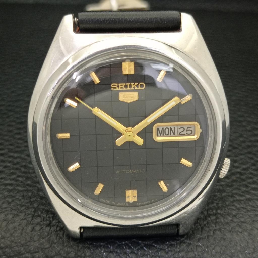 Б/У винтажные мужские часы SEIKO 5 AUTOMATIC 7009A из Японии с оригинальным циферблатом a435038-2 R122-a435038