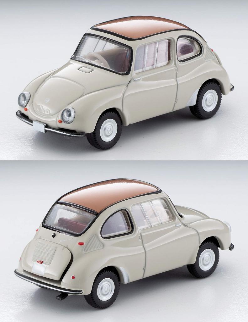 Tomica Limited Vintage Neo 1/64 scale model TLV-173a Subaru 360 (1959 model) SUBARU 60th Anniversary Beige (Finished Product)