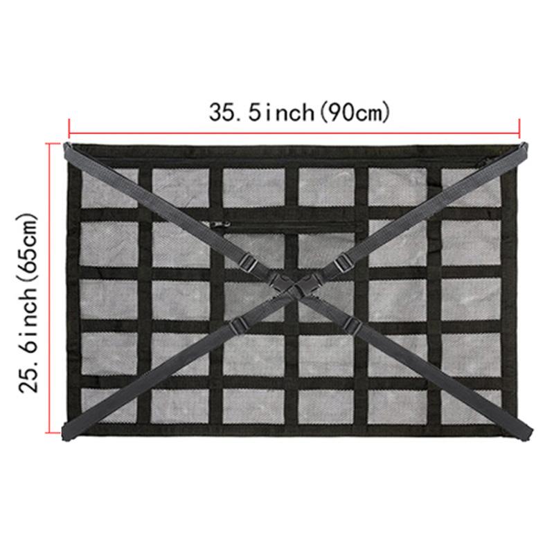 Потолок автомобиля, грузовая сетка, прочный несущий органайзер для хранения на крыше автомобиля, карманная сетка, автомобильные аксессуары для кемпинга, потолочное хранилище