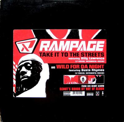 12-дюймовая пластинка RAMPAGE - Take It To The Streets / Wild For D 063941 Elektra 1997 США Рэп и Хип-Хоп/R&B Б/у
