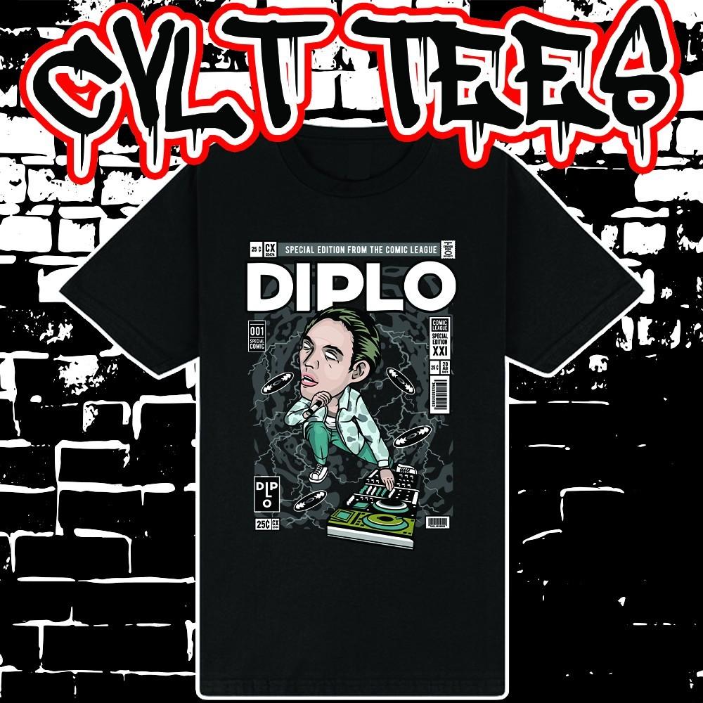 Футболка в стиле обложки комикса с Diplo ~ 100% Хлопок Унисекс