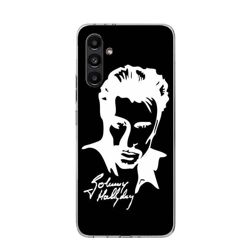 Johnny Hallyday Music Case Phone Cover for Samsung Galaxy A16 A56 A36 A26 A15 A55 A35 A25 A14 A54 A34 A24 A13 A53 A33 A23 A05S A