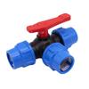 1Pcs Ball Valve 20/25/32/40/50mm 20mm-50mm Black+Blue