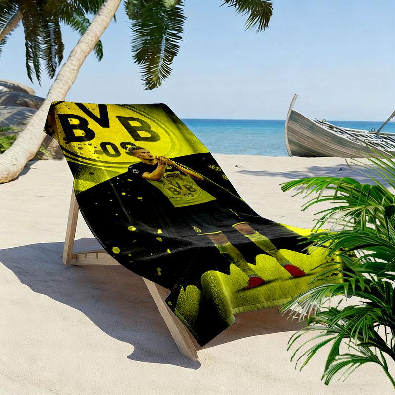 Erling Haaland GOAT Beach Towel, Large Soft Quick Dry Towel for Beach Camping Swimming