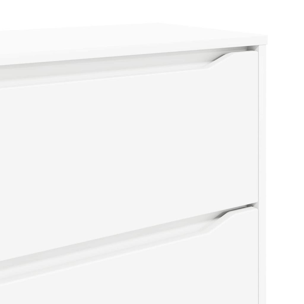 Storage Cabinet White 80 x 31 x 81 cm Particleboard
