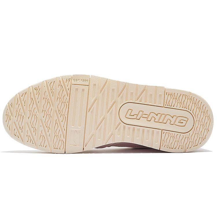 Li Ning 001 BTC противоскользящие прочные низкие кроссовки для скейтбординга женские кроссовки белые розовые фиолетовые AGCS104-3
