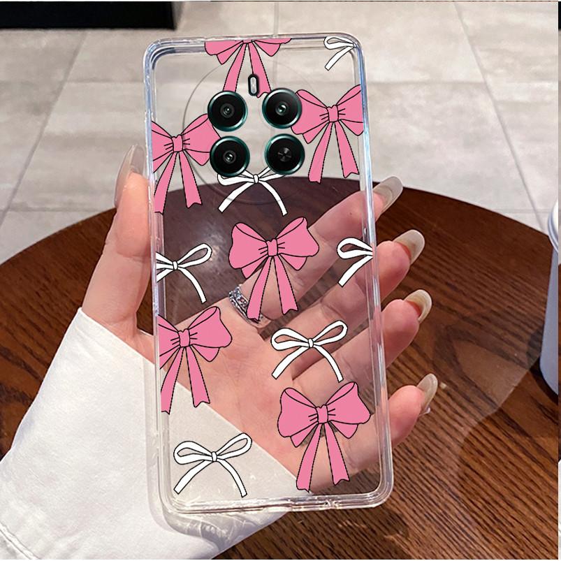 For Realme 12 4G Case RMX3871 Luxury Cute Love Rabbit Cartoon Funny Clear TPU Soft Silicone Back Cover For Realme12 4G Cases