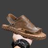 Fashion 2025 Handmade Summer Casual Mens Sandals Soft Sole Non-Slip Design with Breathable Lining Lightweight Comfort for Daily Wear
