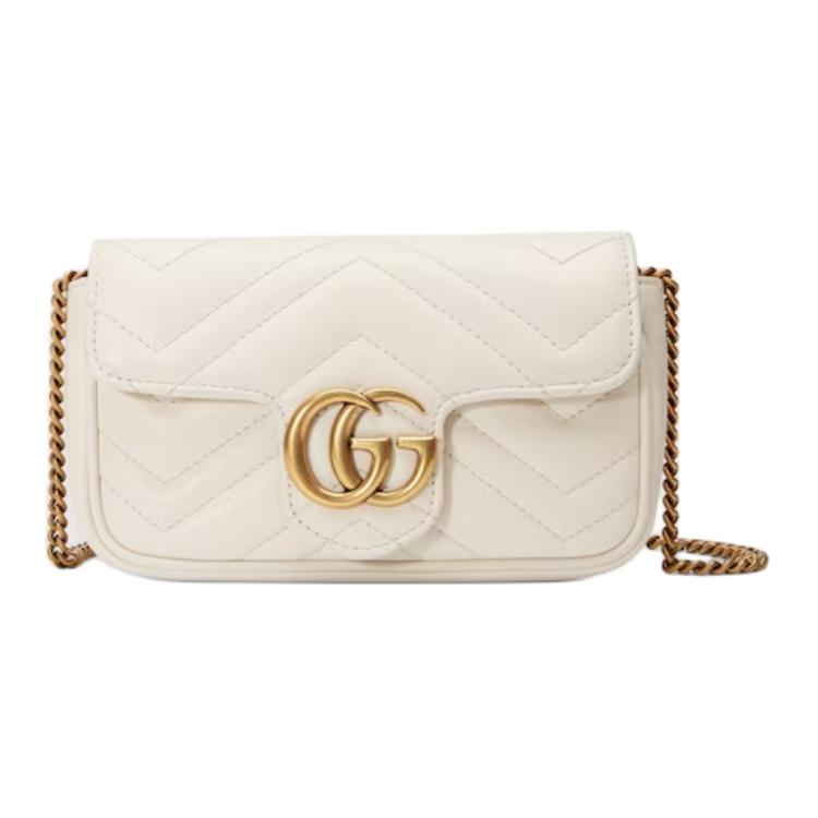 Gucci Сумка женская Supermini Белый Мистик/М.Белый 476433-DTDCT-9022