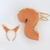 New squirrel-themed hair accessories set cosplay Tail costume for a children's performance on Children's Day