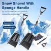 Car Snow Shovel Adjustable Length Foldable Emergency Snow Shovel for Car Portable Snow