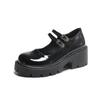 Туфли Mary Jane Small Leather, женские мокасины на толстой подошве, ретро-лакированные туфли на высоком каблуке в японском стиле JK Uniform Single Shoes