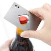 Открывалка для бутылок Высокопрочная удобная открытая бутылка Портативная открывалка для бутылок в форме покерной карты для дома