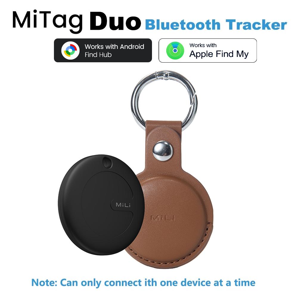 MiLi MiTag Умная метка GPS-трекер Глобальный локатор Bluetooth Устройство против потери для iOS Google Find Hub Приложение Поиск багажа Ключей автомобиля