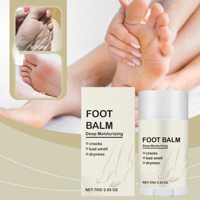 Увлажняющий крем для ухода за потрескавшейся кожей пяток Foot Care Stick глубоко проникает, мягко, но эффективно уменьшая мозоли и огрубевшую кожу.