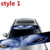 3D прозрачный автомобиль переднее лобовое стекло лобовое стекло окно наклейка виниловая наклейка