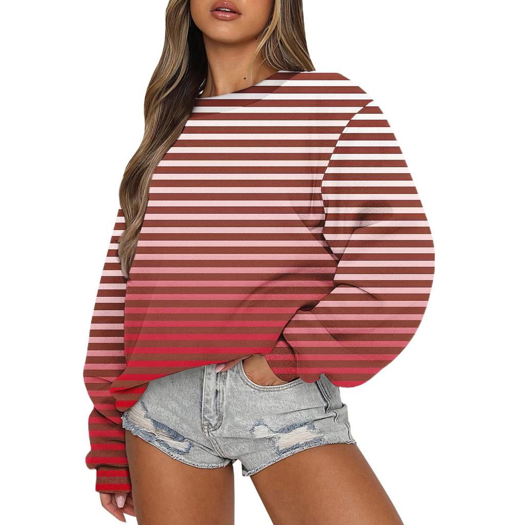 Женский осенне-зимний топ с длинным рукавом, повседневный свитер с круглым вырезом, свободный крой, флисовые топы Pollover