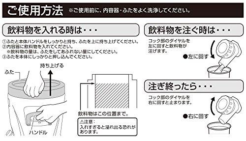 Captain Stag (CAPTAIN STAG) Jug Regard Water Jug & Cooler, Blue, UE-2018, 13L Capacity, 1 Stopper