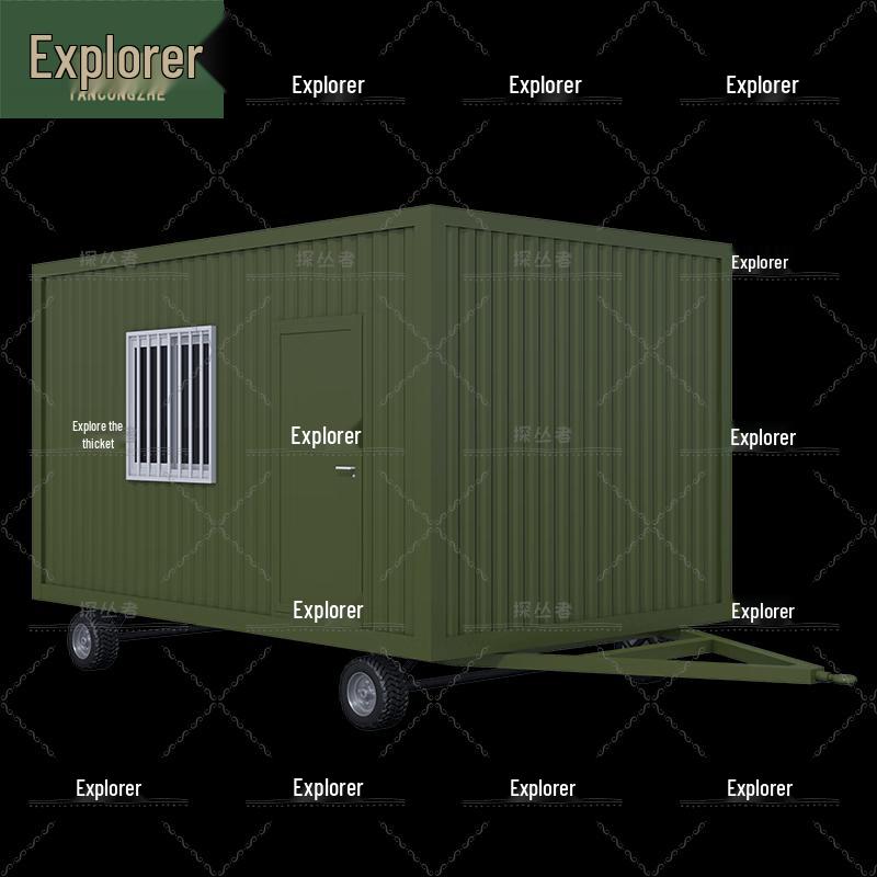 Pathfinder Military Green Prefab Mobile Container House