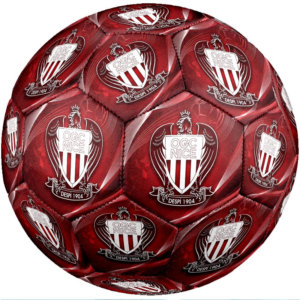 Футбольный мяч OGC Nice FC, размер 5, стандартный, прочный, для тренировок и матчей, для взрослых, для занятий спортом на открытом воздухе