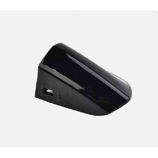For Ford Mustang 2015-21, Driver Door Handle Key Cap Cover Bezel Shadow Black-G1