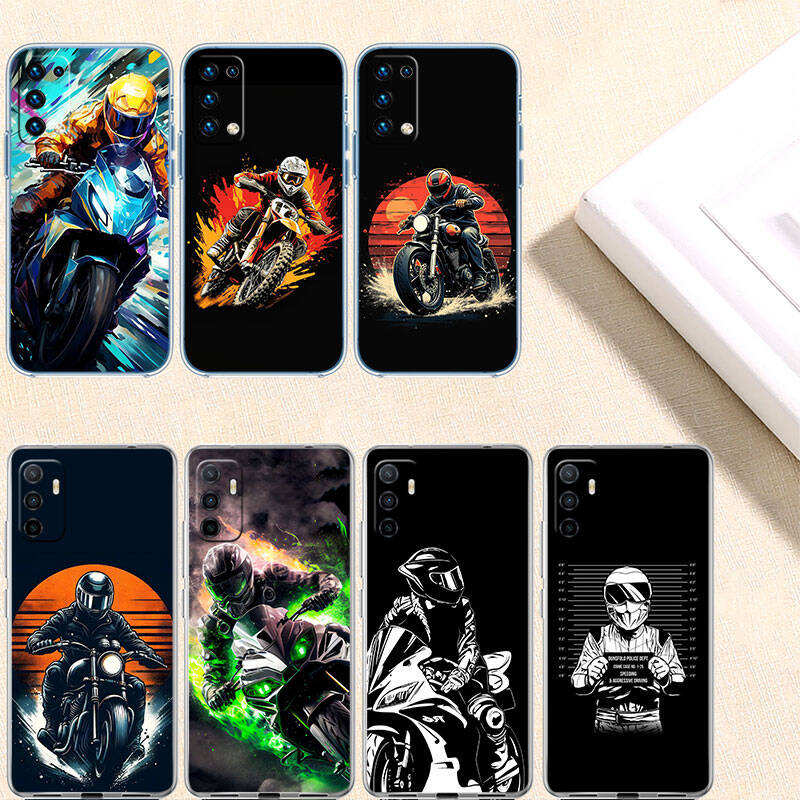 MH92 Чехол для телефона для мотоциклетных гонок для Motorola Edge 20 30 S30 40 50 Fusion Lite Plus Pro Neo Ultra One Power Action Macro Hyper Vision Zoom