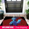 Pokemon Riolu Cool Action Print Non-Slip Doormat, Absorbent Floor Mat for Home Decor