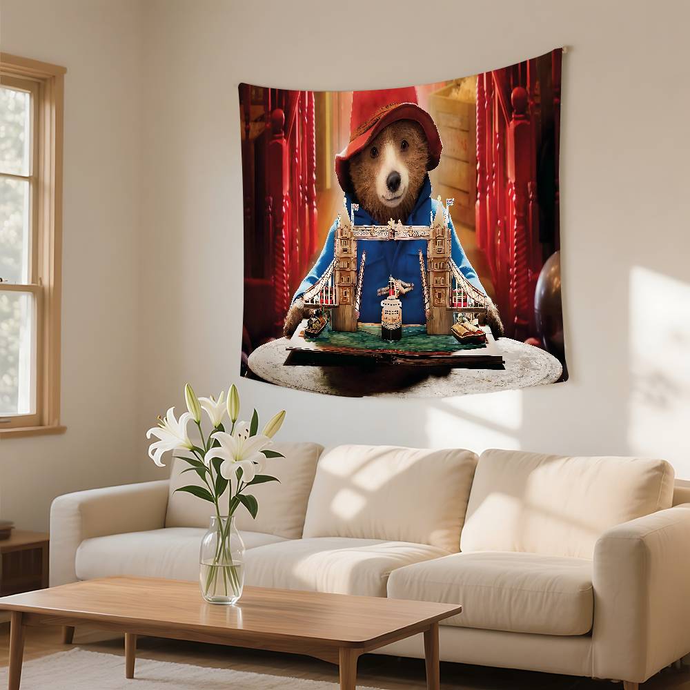 PPaddington Bear Tapestry Customizable Tapestries Of Various Styleswall Hangings Celebrity Photo Printingwall Hangings