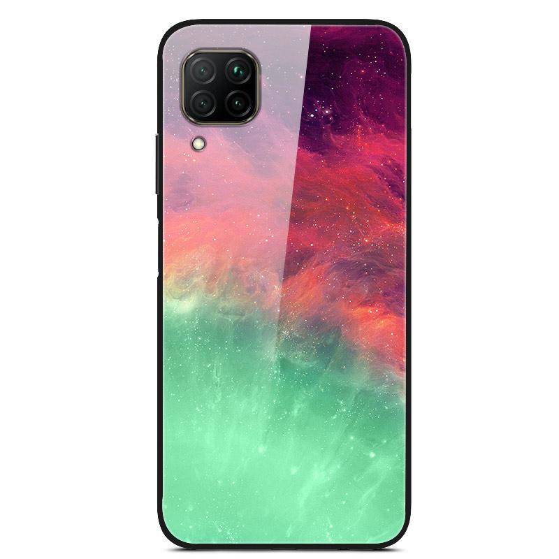 Luxury Cover Case for Huawei P40 Lite Tempered Glass Cover for Huawei P40 Lite E Phone Case for Huawei P 40 Lite Coque P40Lite E