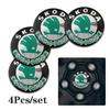 4Pcs 56mm Car Wheel Center Cap Emblem Stickers for Skoda Superb Fabia Kamiq Karoq Kodiaq Octavia Rapid Scala Exterior Accessorie hbkm45