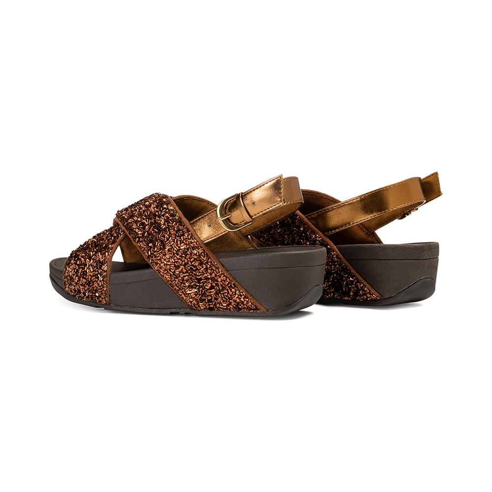 Сандалии Fitflop Lulu Shimmerfoil Бронзовые
