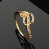 Latest Designer Women's Gold Plated Finger Ring With American Diamonds (unregulated)