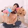 35Cm Chopper Toy Cute Round Hand Pocket Pillow Reindeer Soft Kawaii Hugging Cushion Anime Periphery Cosplay Christmas Kids Gift