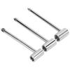 6.35mm Pipe Wrench, Hex Wrench, Rod Wrench for 7mm and 8mm Truss Rods, Wear-Resistant Neck Repair (Silver, 6.35mm + 8mm, 3-Pack)