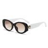 New Oval Sunglasses Ladies Metal Snakehead Fashion Versatile Sun Glasses Women Luxury Goggle  Feminino Uv400