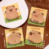 30Pcs Cartoon Kawaii Capybara Special Shaped Sticky Notes Portable Durable Message Paper Self-Adhesive Creative Cartoon Notepad