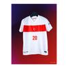 Trkiye National Team 2024 Euro European Championship Ferdi Kadolu Adult White Jersey