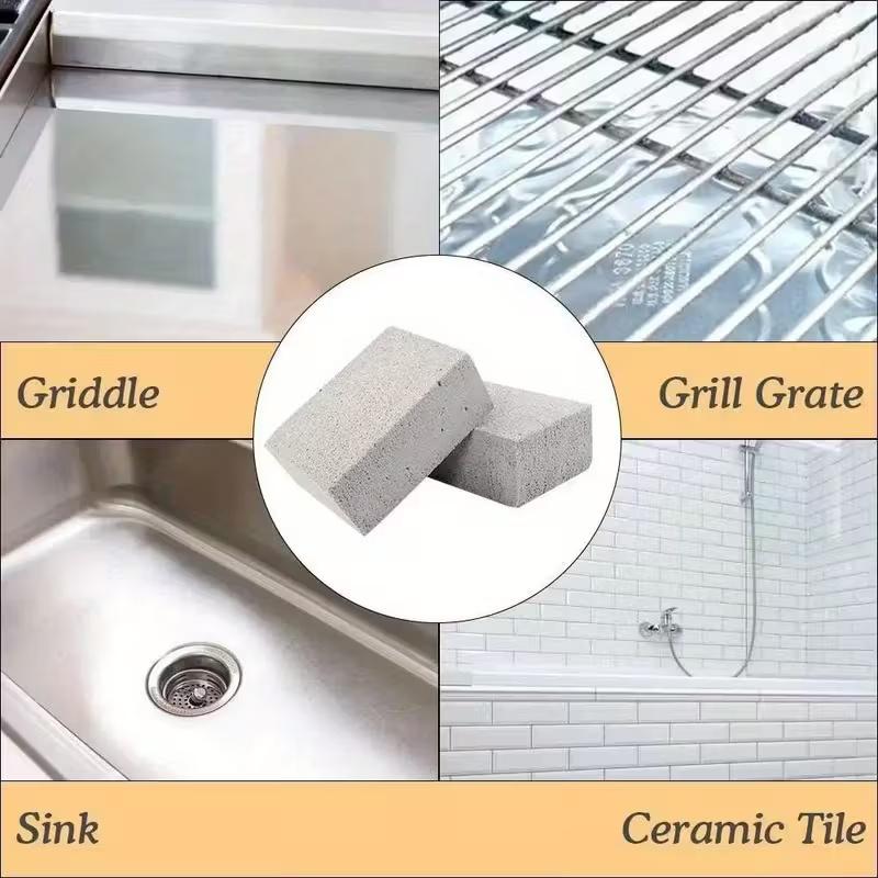 1 шт. Кирпич для чистки гриля для барбекю, Камень из пемзы, Кирпич из пеностекла для чистки гриля, Инструменты для гриля для уличной кухни