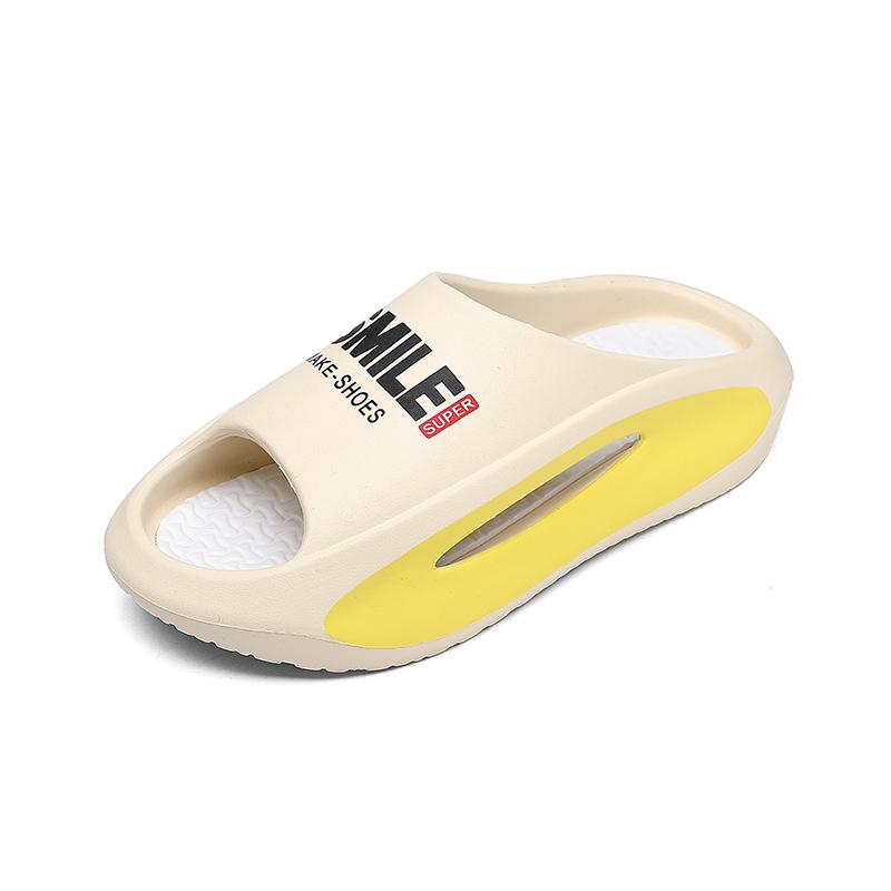 Мужские сандалии-тапочки, новые летние тапочки-кроссовки, мужские шлепанцы на толстой платформе, мягкие тапочки из ЭВА, повседневная пляжная обувь