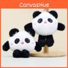Charming Cute Giant Panda Plush Toy Keychain Ultra-soft Stuffed Animal 14cm