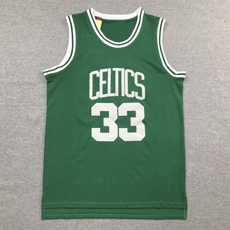 Boston Celtics Basketball Jersey Vest With Embroidered Numbers Names Tatum Irving Bird Fans