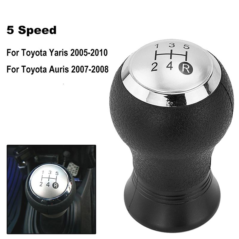 5 Speed Manual Stick Lever Lever Shifter Head Handball For Toyota Yaris Auris 2005-2010